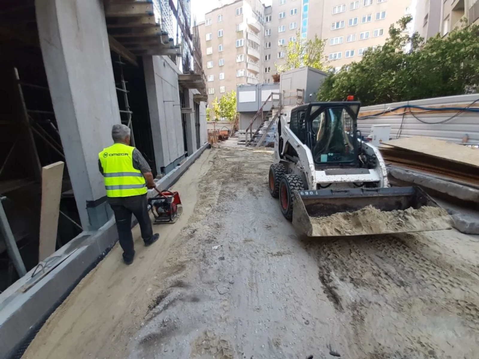 Realizacja Omega wiosną, prace na terenie inwestycji